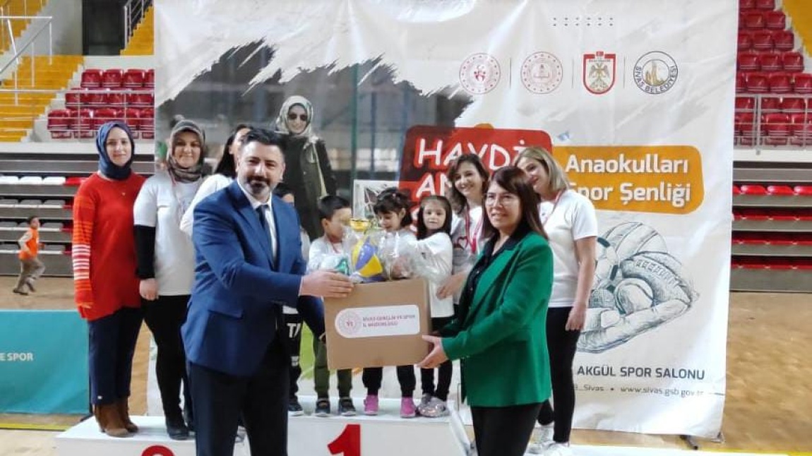 ''HAYDİ ANNE SPORA'' ANAOKULLARI SPOR ŞENLİĞİNDE 2. OLDUK